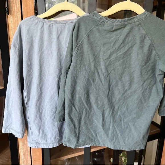 Lot of 2 Zara Kids toddler boys long sleeve tee tshirts school crewneck pullover - Picture 6 of 6